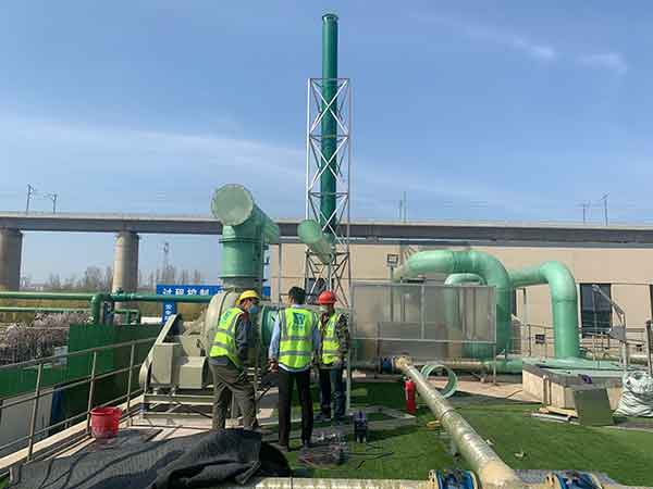 污水处理厂除臭工程废气收集方法