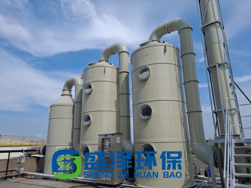 三级喷淋工艺在制药发酵车间废气处理中的应用